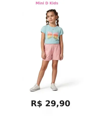 Conjunto Infantil Menina 100% Algodão 
