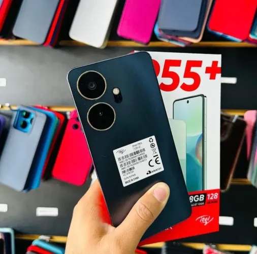 Celular Novo Lacrado - Itel P55+ 128Gb/4Ram - Preto - Lilás