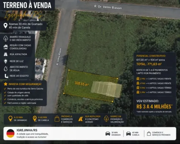 Alles Blau - Terreno com viabilidade para prédio
