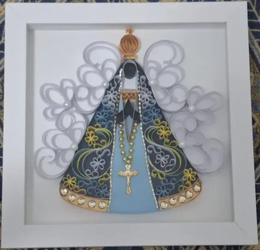 Quadro Quilling - Nossa Senhora