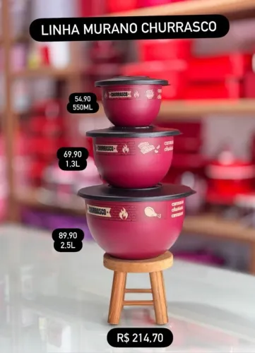 Kit Tupperware em promoção.  Queima de estoque 