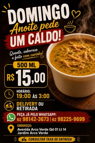 Caldo Apenas 15,00