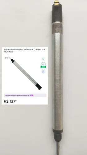 Suporte para relógio comparador uso automotivo 