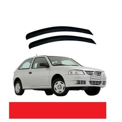 Calha De Chuva Defletor vw Gol Parati saveiro 2p G 2 G3 G 4 todos dltub eybll