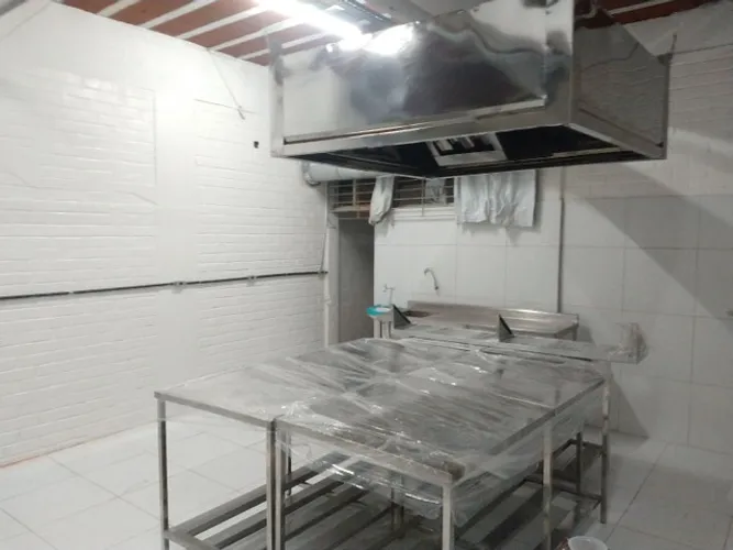 Mesa de inox coifa Exaustor