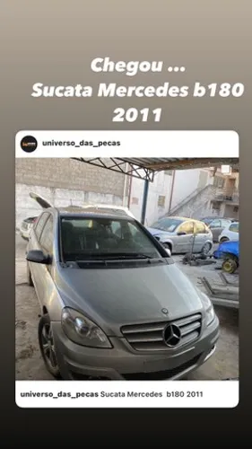 Sucata Mercedes b180 2011