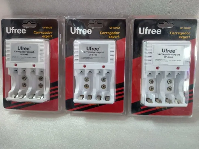 Carregador uf8102 carregamento de Baterias e pilhas ufree