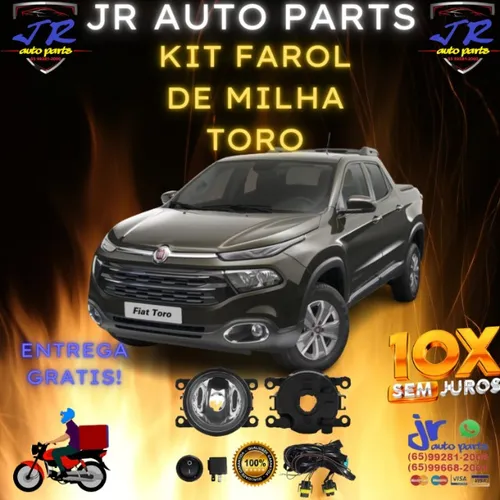 Kit Farol De Milha Fiat Toro 2017