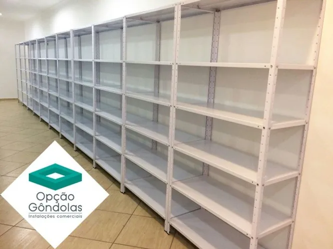 Estantes Simples | Expositor de Aço | Suporta Até 20 Kgs Indicadas para Comércios