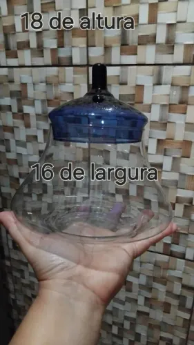 Baleiro de vidro fino em perfeito estado
