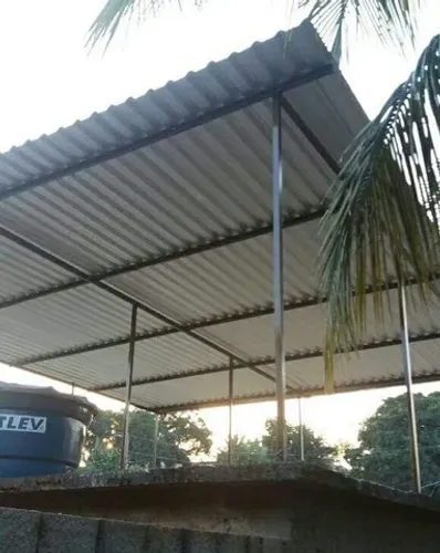 Cobertura em ferro U 3"