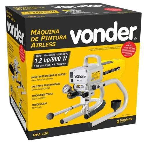 Maquina de Pintura Airless MPA 120 1,2Hp - VONDER