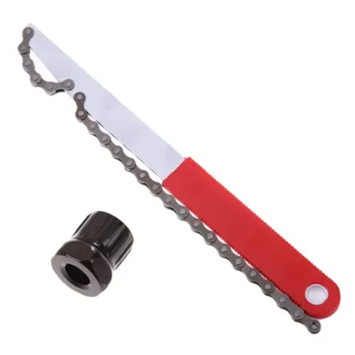 Kit Chaves Miolo + Corrente Para Extração de Cassete Catraca Livre Shimano Sram e outros