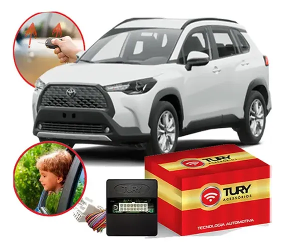 Módulo Subida Vidro Corolla Cross Xrv Xre 2023 2024 Tiltdown