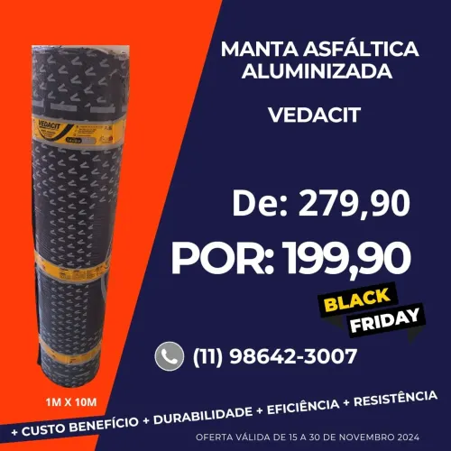 Manta Asfáltica Aluminizada VEDACIT 