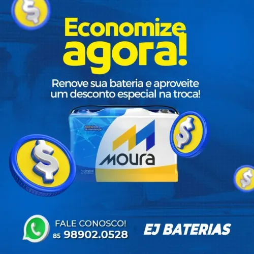 Bateria moura do jeep compass e jetta 