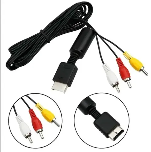 Cabo Av Audio Video Rca Playstation Ps2 Ps3