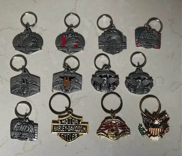 Chaveiros Harley Davidson originais raros