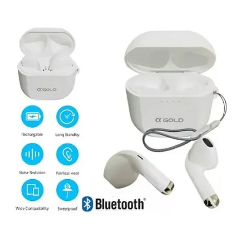 Fone de Ouvido Bluetooth Sem Fio A'Gold Fn-B02 Bateria Duração 4h