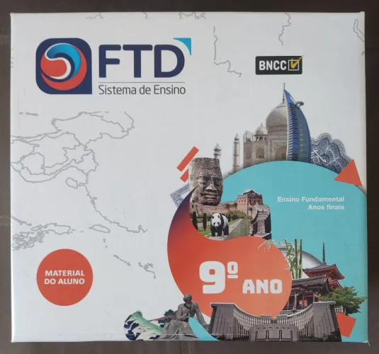 Livros FTD 9º Ano, kit com 8 livro edição 2022.s.