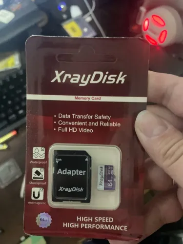 Cartão de memória 64GBs