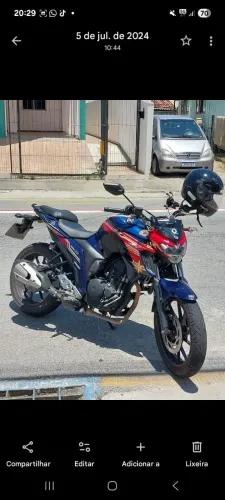 MOTO FAZER 250 EDIÇÃO LIMITADA MARVEL