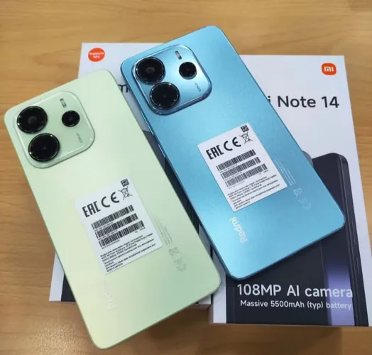 Xiaomi Note 14 4G 256/08 Lacrado Entregamos Garantia Preto Verde Azul 
