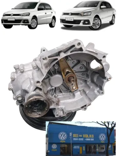 Caixa de marcha original para Gol e Voyage G7 1.0 3 cilindros MPI sem sensor