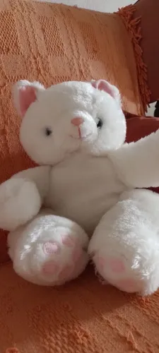 Pelúcia Branquinha de gatinho