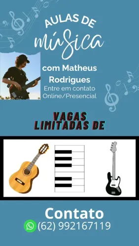 Aulas de Musica Jardim America Goiania