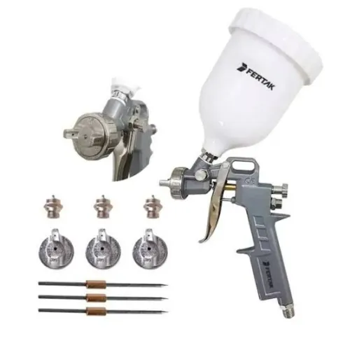 Pistola de pintura 3 bicos 600ml 6610 Fertak