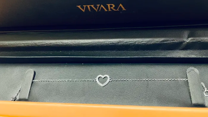 Pulseira VIVARA - Petit Coração Prata 925