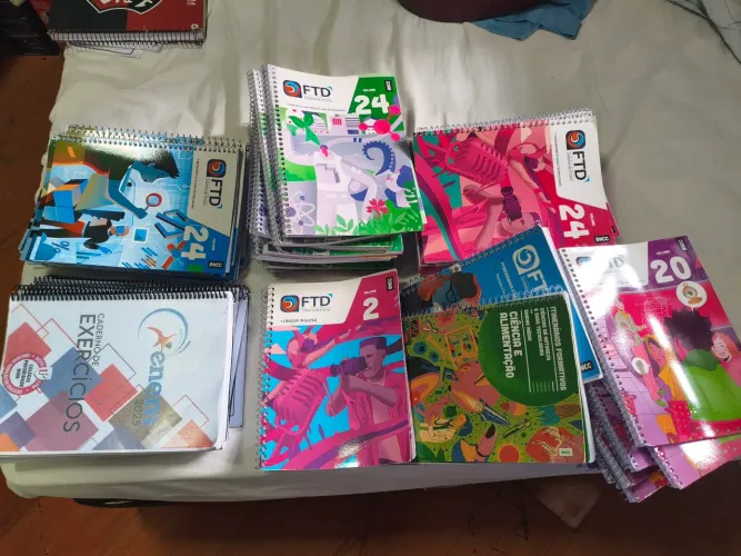 Material FTD Completo 2º Ano do Ensino Médio + Projeto UERJ e Enem 