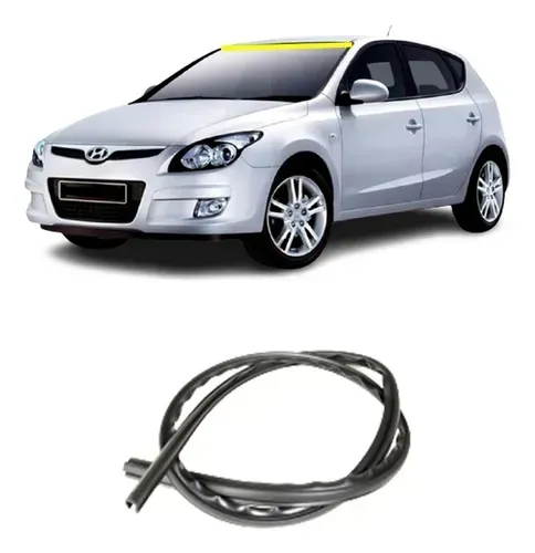Borracha Moldura Superior Parabrisa Hyundai I30 Até 2012