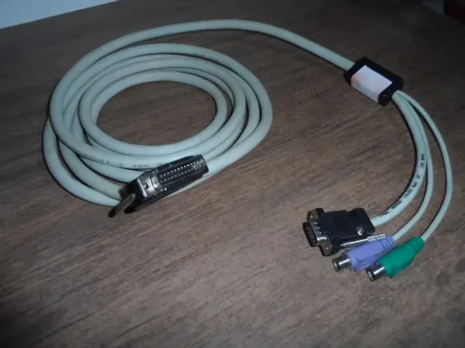 7 Cabos KVM para computador saida: tela teclado e mouse CPD Datacenter e lanhouse