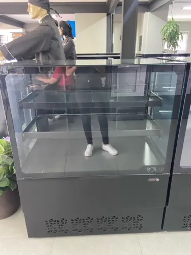 NBVN-1002 VITRINE NATURAL NEW BLACK 1,00M PT - POLAR