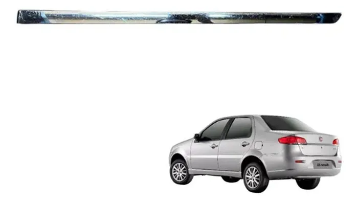 Friso Da Porta Traseira Esquerda Fiat Siena 2008 2011 2012