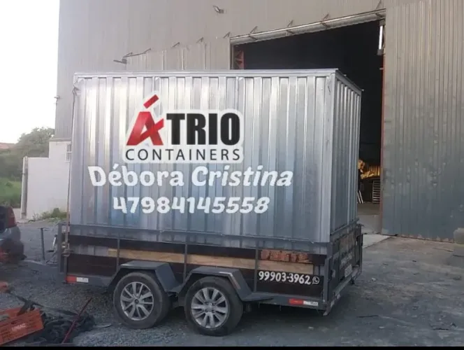 Container para Fundação e Estrutura desmontável - Trio Containers