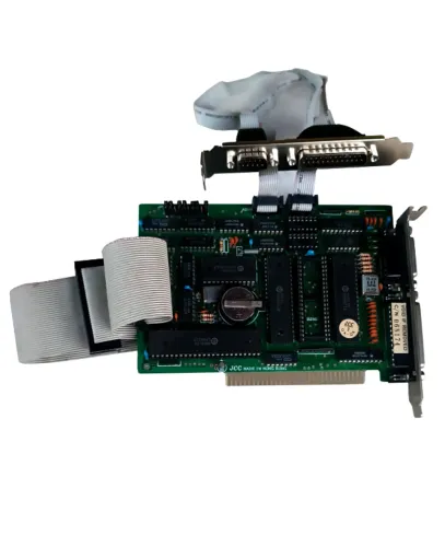 placa serial paralela drives com cabos completa jcc isa k24