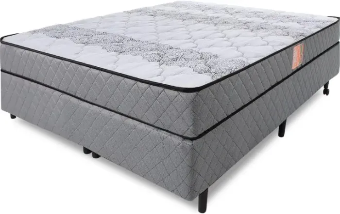 Cama Box Casal + Colchão Dupla Face D33