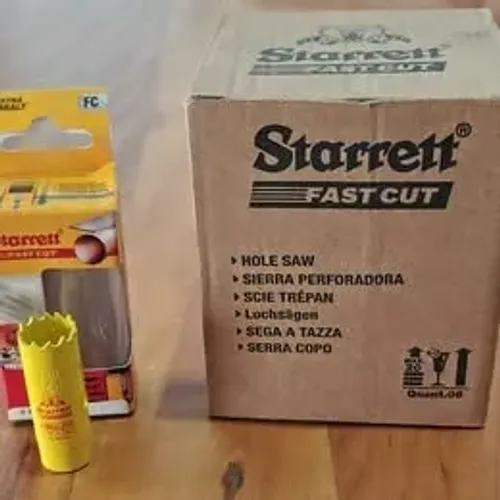 Serra copo STARRETT bi-metal FAST CUT 19mm 3/4" polegada