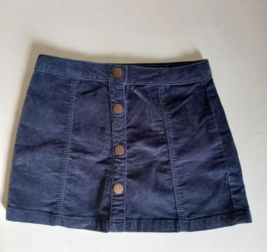 Saia Jeans Infantil Zara 