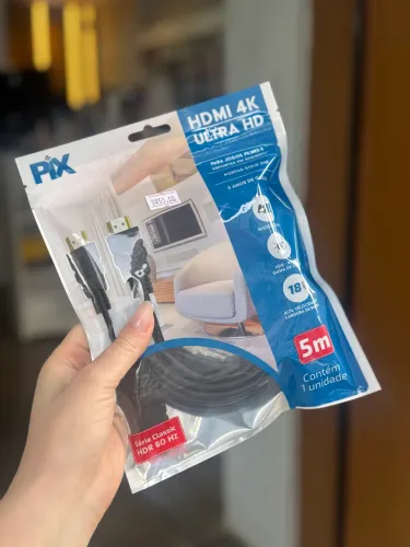 Cabo Hdmi 5 Metros 4K
