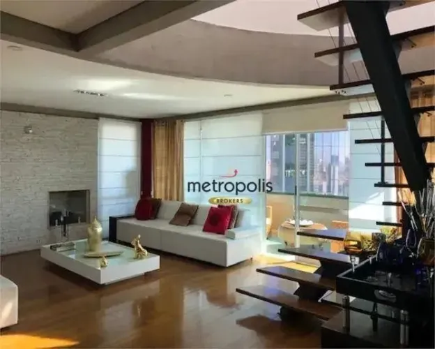 Cobertura com 5 dormitórios à venda, 480 m² por R$ 3.500.000,00 - Jardim - Santo André/SP