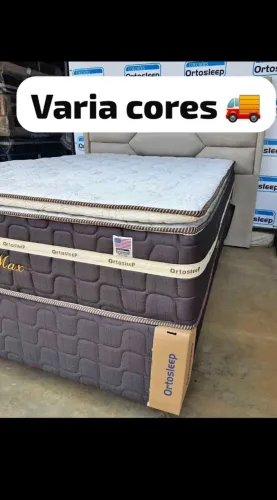 Cama box colchão e base (novo) 