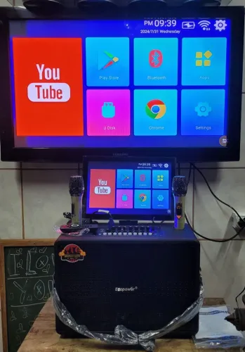 Karaoke portatil e completo