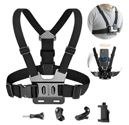 Suporte Peitoral para Celular e Câmera - Ação Livre