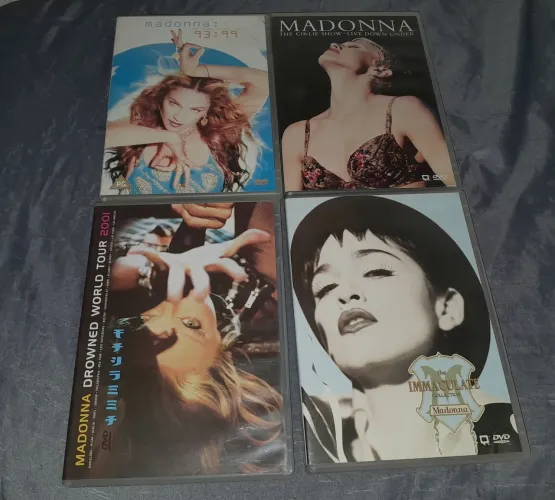 Lote 4 dvds madonna