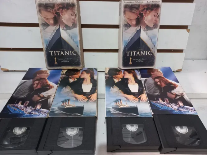 Titanic -2 kit.VHS -legendado e dublado 
