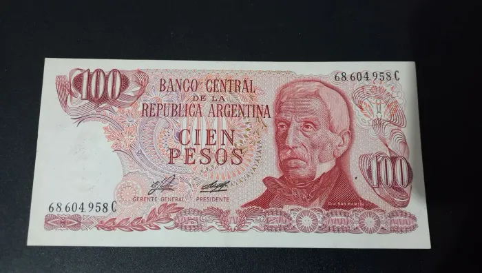 Cédula Argentina 100 Pesos - Colecionador